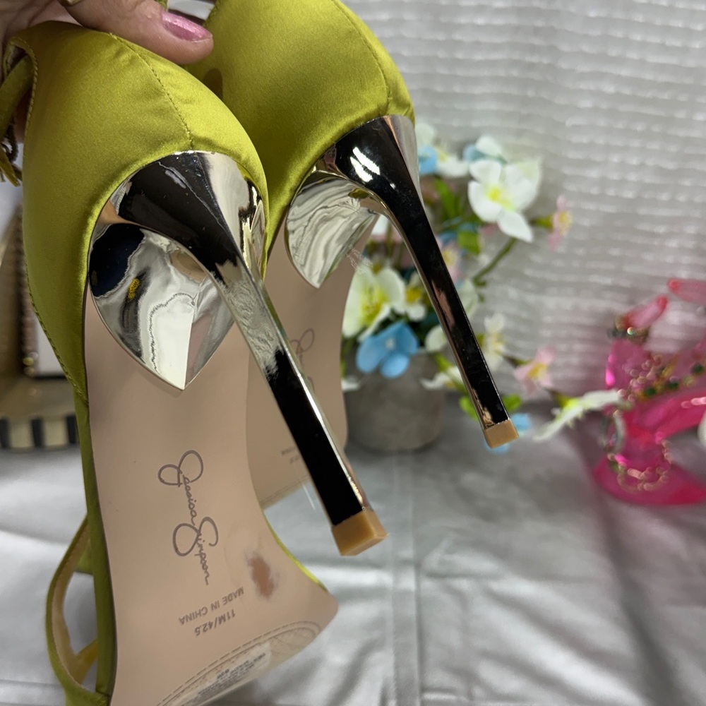 (Z) Jessica Simpson,Qamille Women Strappy Stiletto Heel Dress Sandals,Sz 11/42.5 - Picture 8 of 15